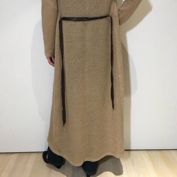 long sleeve brown duster cardigan - Picture 6 of 7
